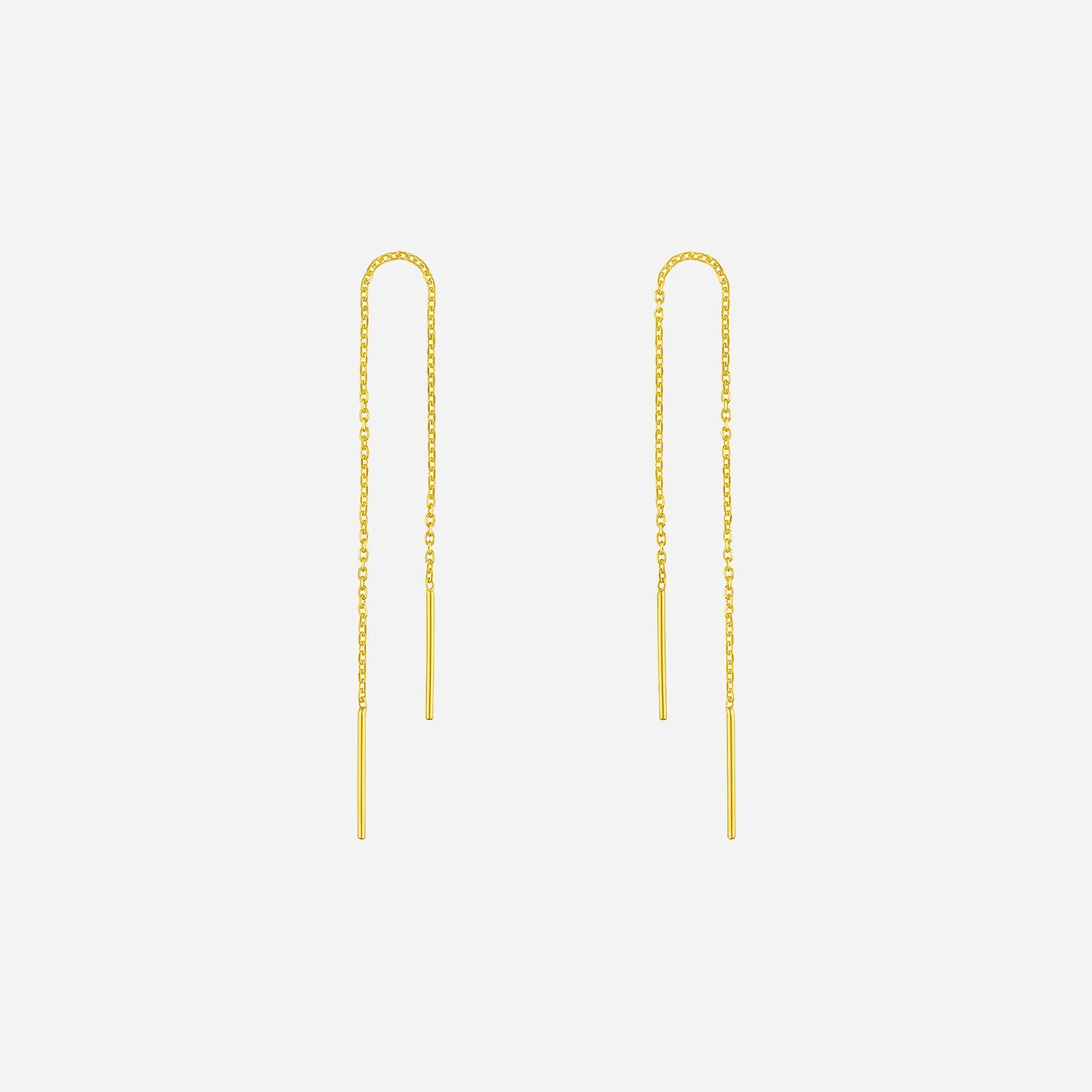 Threader Earrings in Yellow Gold (H22KFREESTYLE1415A)