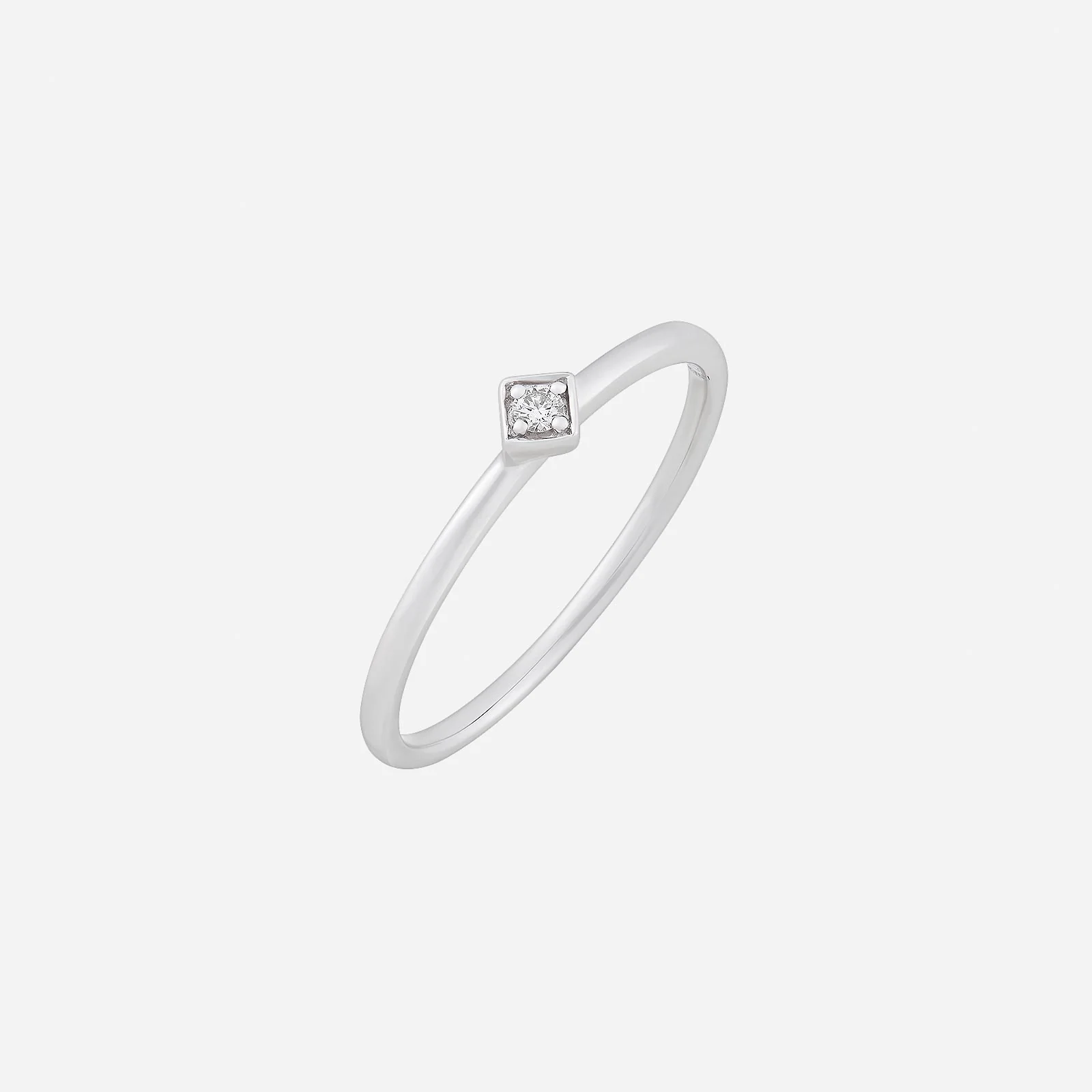 Timeless Diamond Ring in White Gold (ADIAFREESTYLE1021A)
