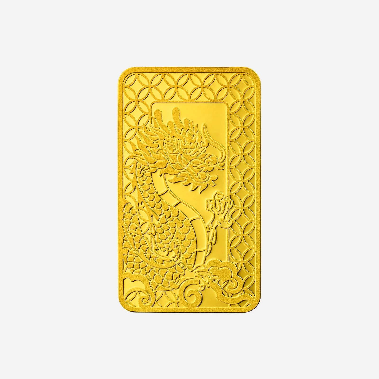 Treasures Dragon 100gm Gold Bar in Yellow Gold (XDRAGON1000026A)