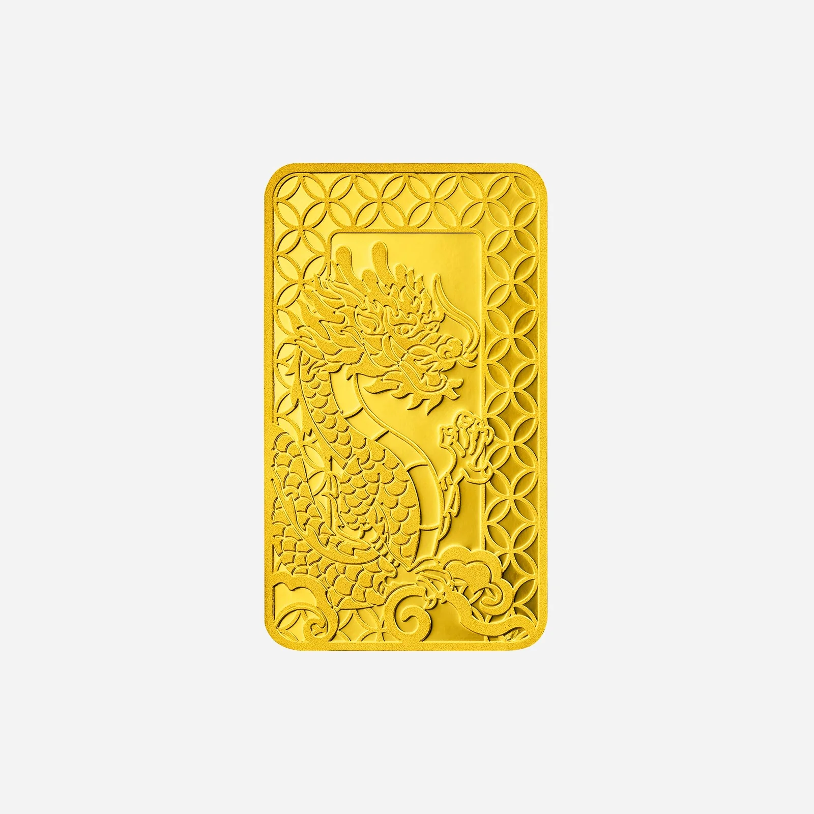 Treasures Dragon 50gm Gold Bar in Yellow Gold (XDRAGON0500025A)