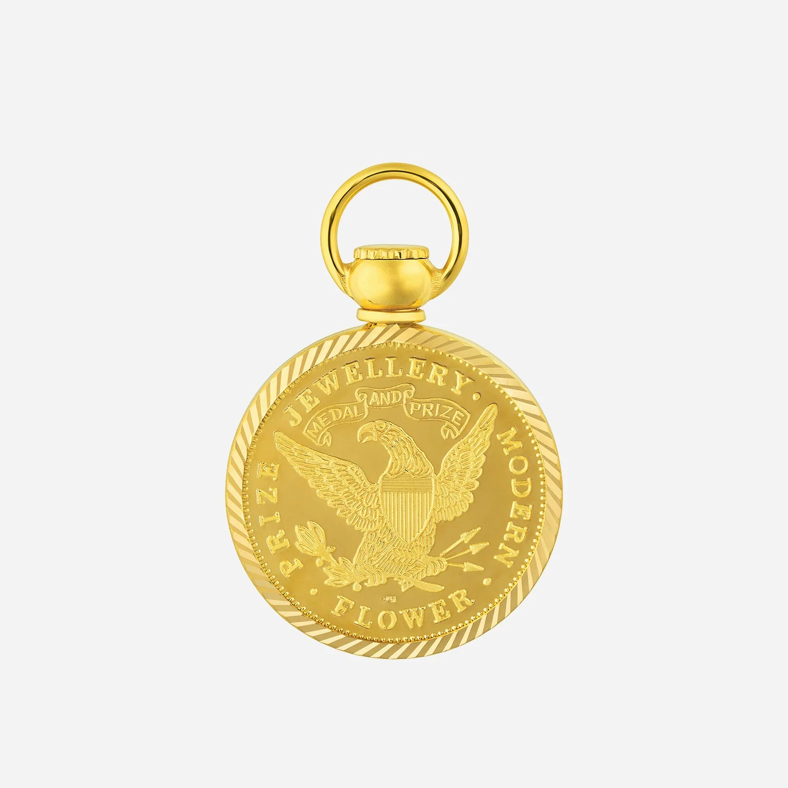 Treasures Lady Liberty 1908 Pendant in Yellow Gold (G22KMEDALLION281305A) - Image 2