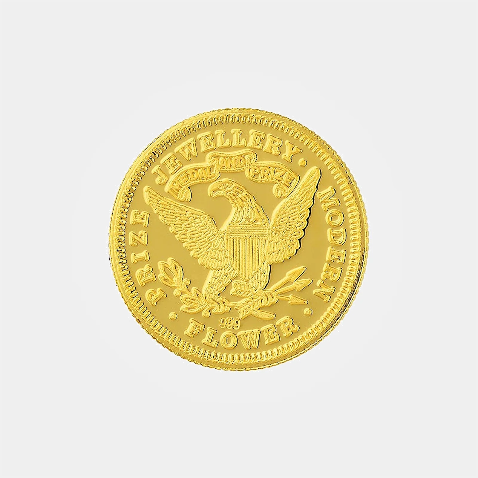 Treasures Lady Liberty 1928 Medallion in Yellow Gold (JMEDALLION3400006A) - Image 2