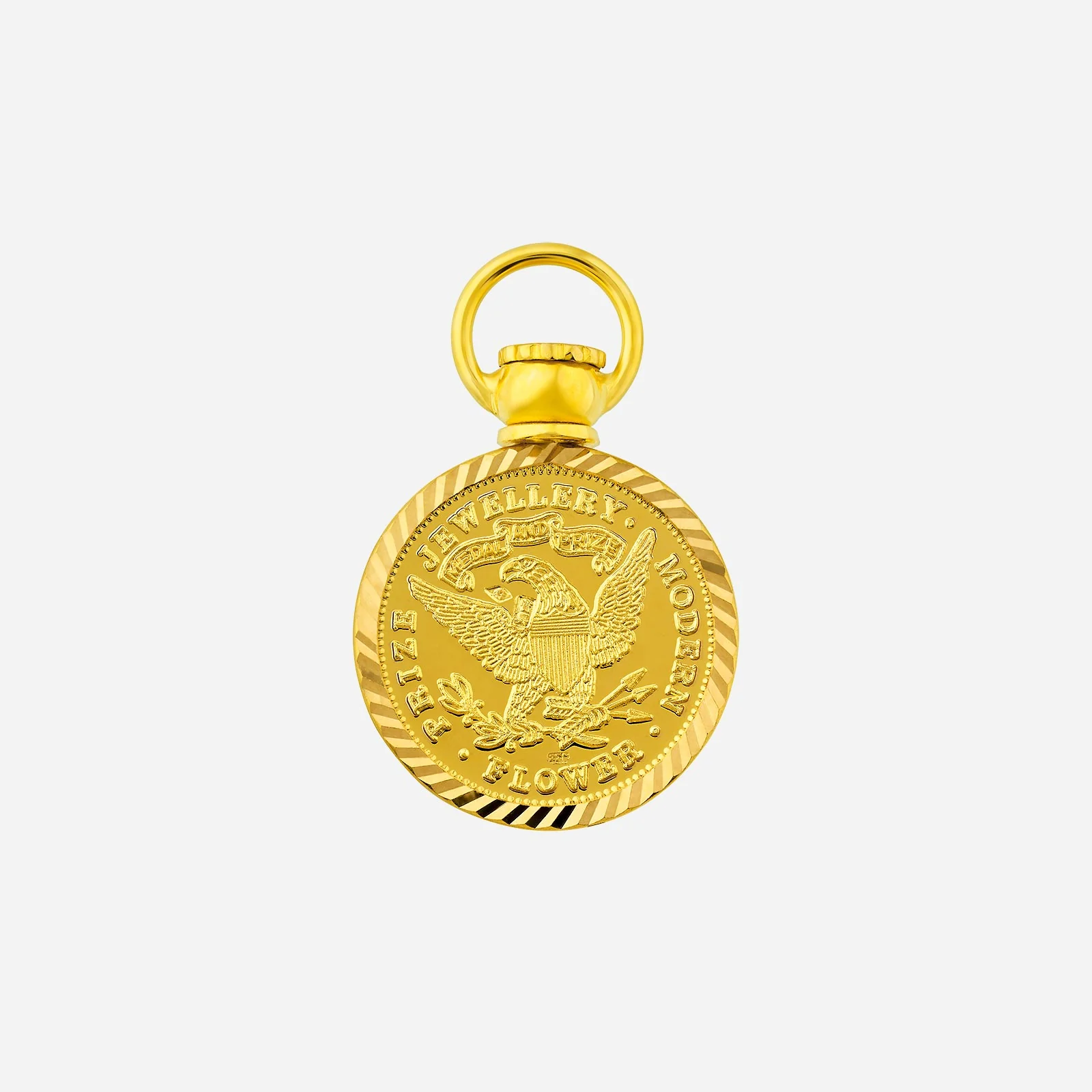 Treasures Lady Liberty 1942 Pendant in Yellow Gold (G22KMEDALLION191303A) - Image 2