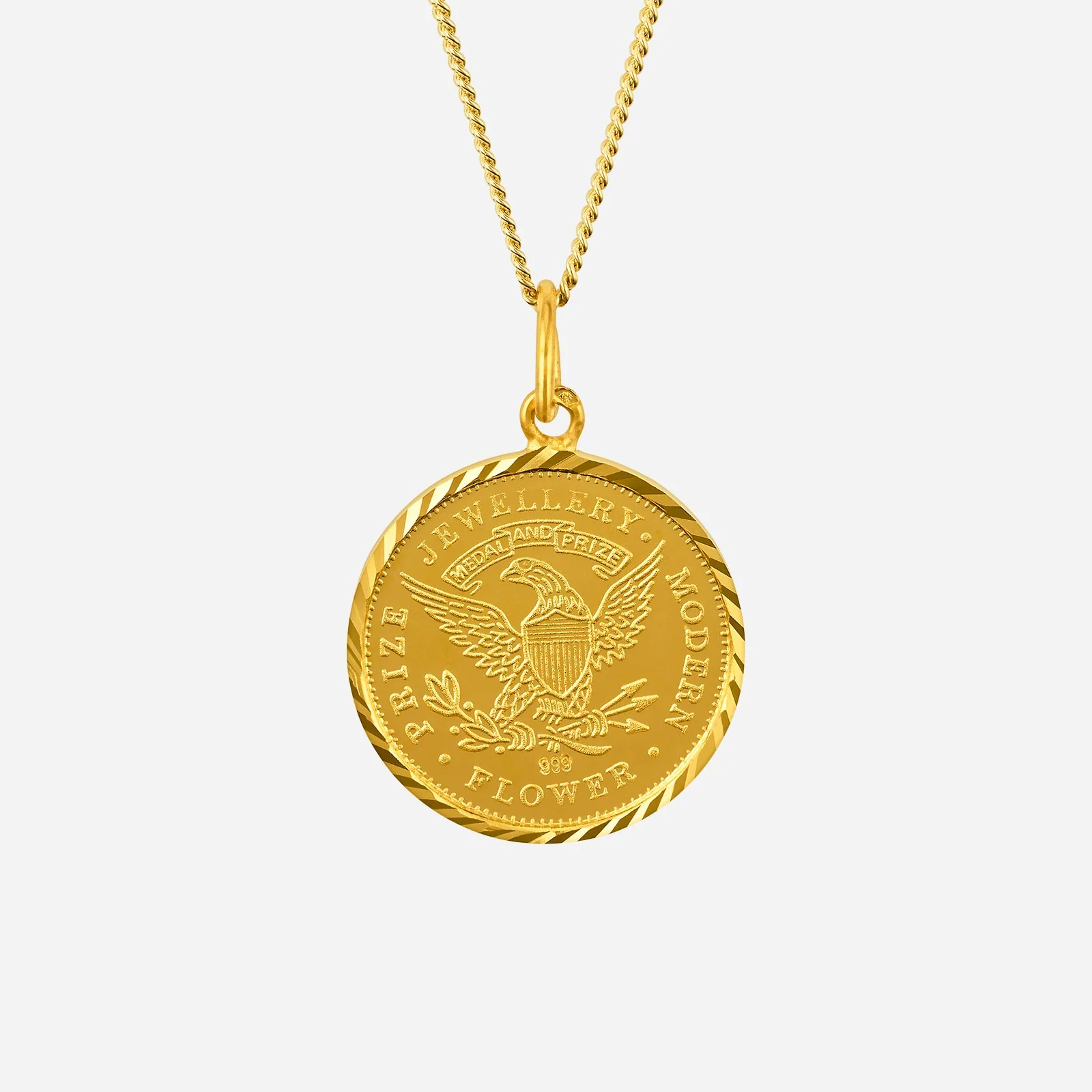 Treasures Lady Liberty Pendant in Yellow Gold (GLADYH1900007A) - Image 2