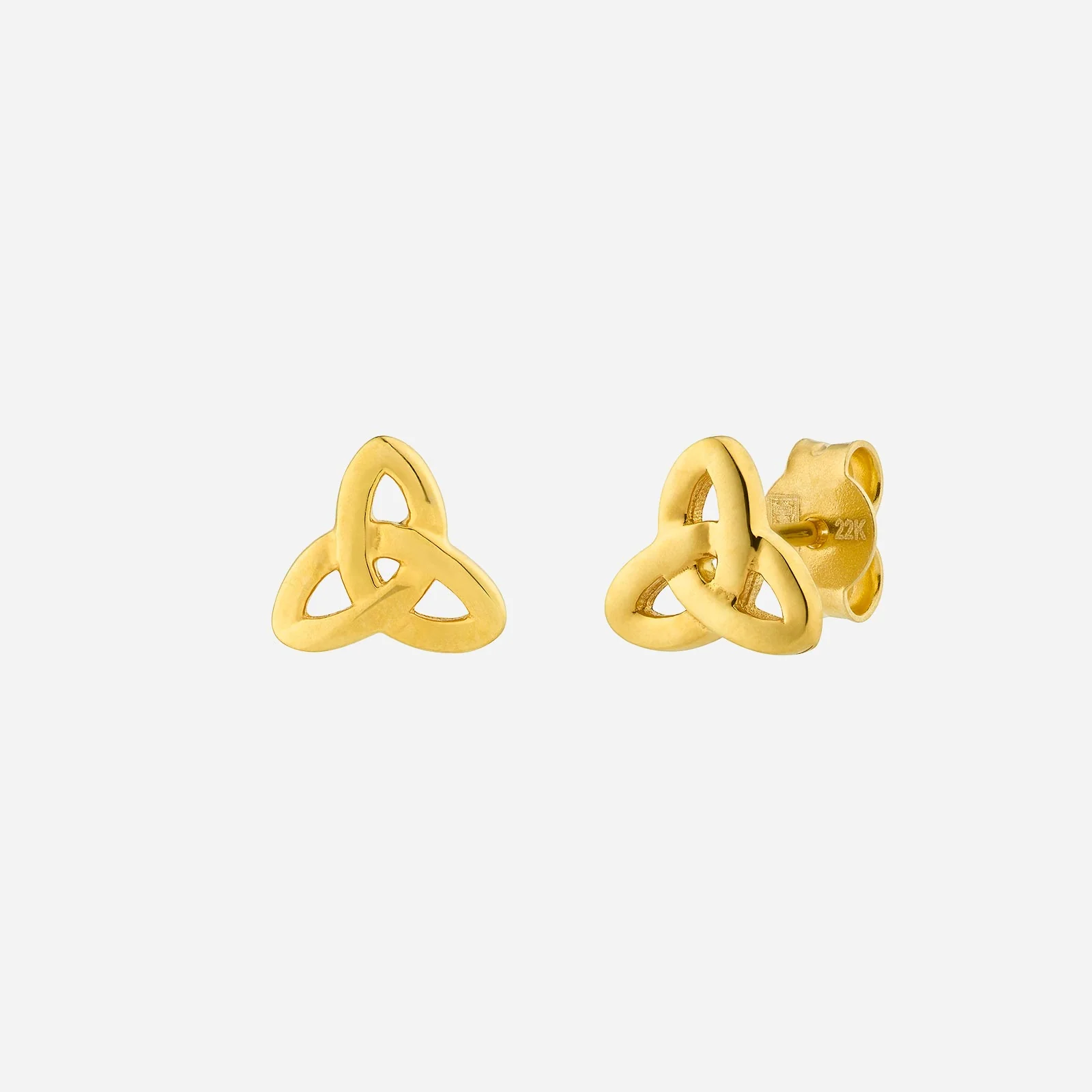 Trillium Earrings in Yellow Gold (H22KSTYLE1286A)