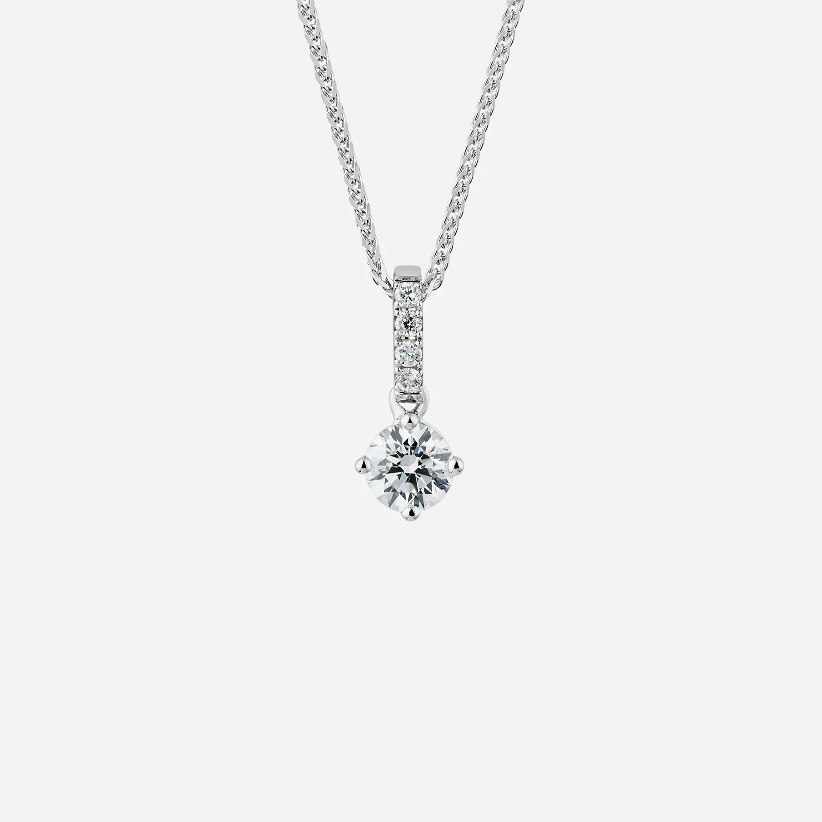Trust Diamond Pendant in White Gold (GTCLASSIC0030301352A)