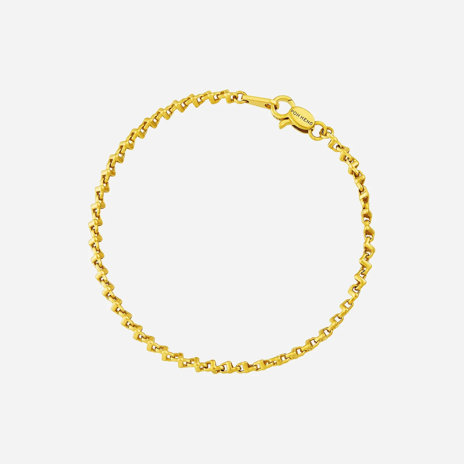 Twirling Grace Bracelet in Yellow Gold (E22KGROUP235V0675A)