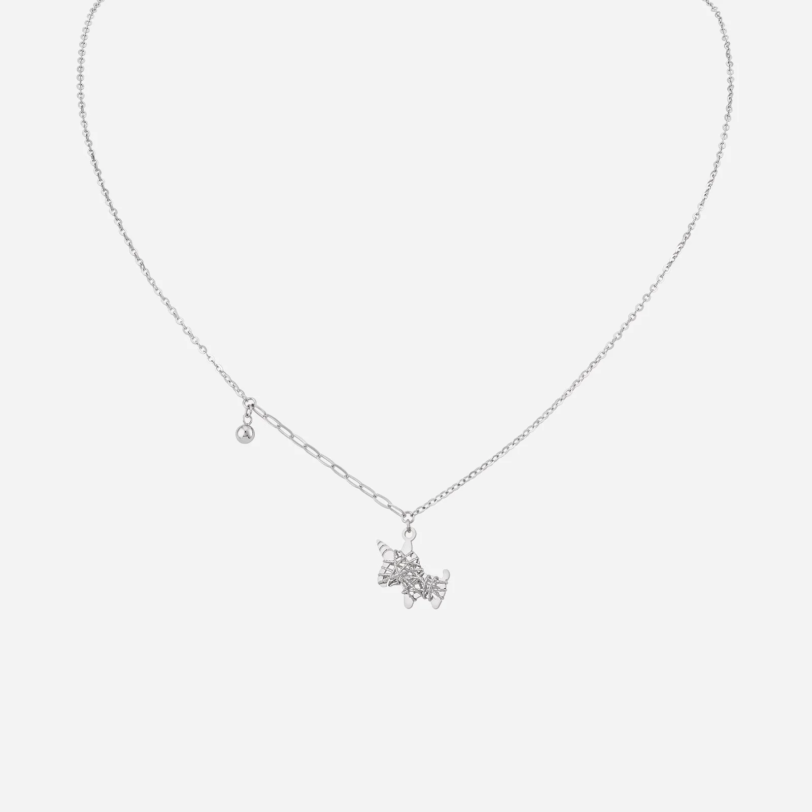 Unicorn Necklace in White Gold (F750STYLE0435A)