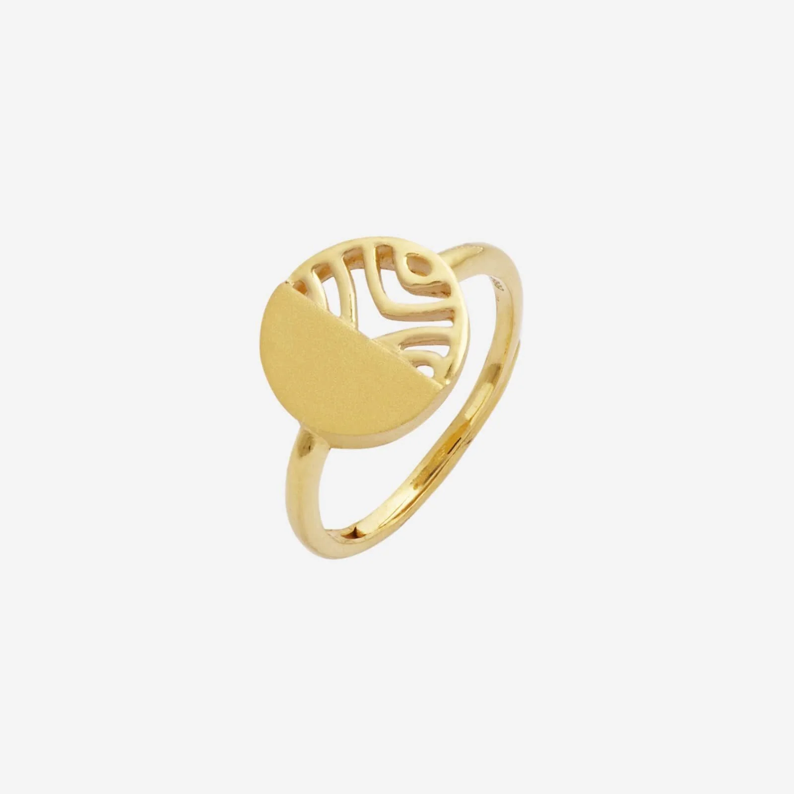 Union of Charm Ring in Yellow Gold (A999GROUP091V0809A)