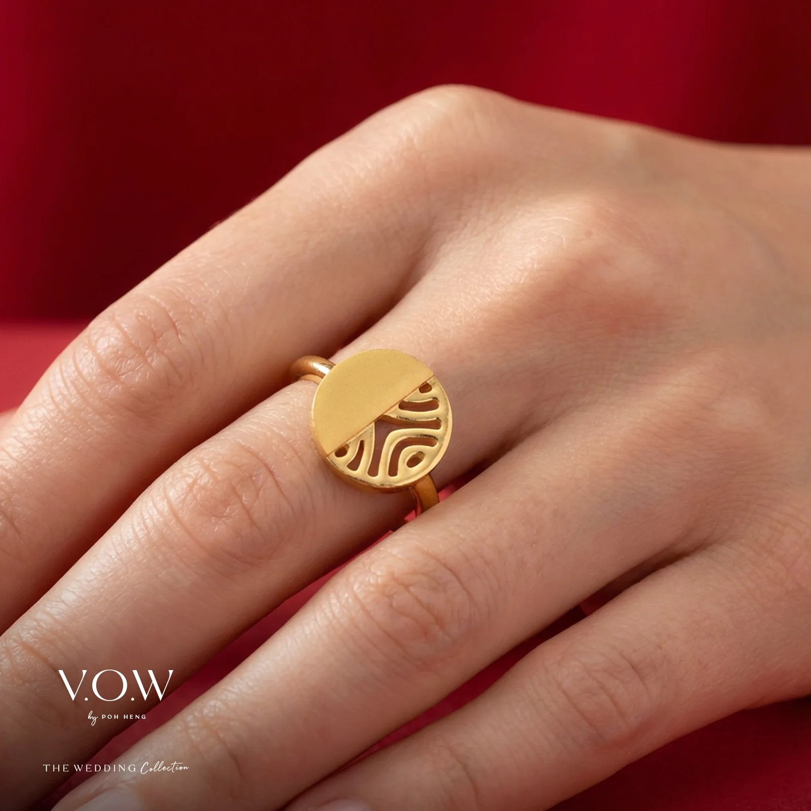 Union of Charm Ring in Yellow Gold (A999GROUP091V0809A) - Image 2