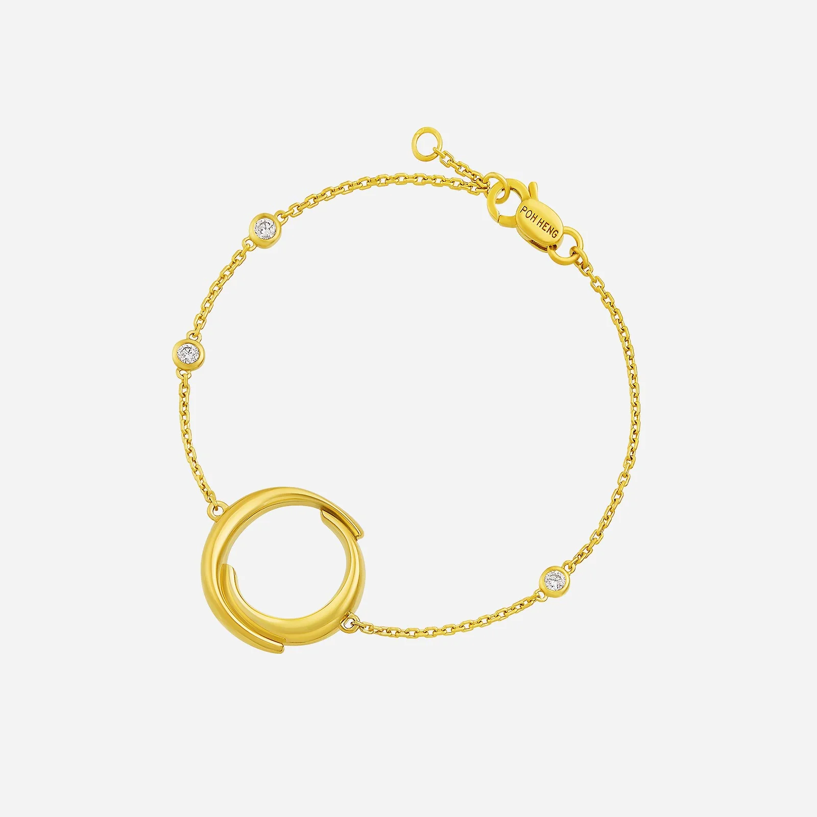 Venus Diamond Bracelet in Yellow Gold (E22KGROUP272V0684A)