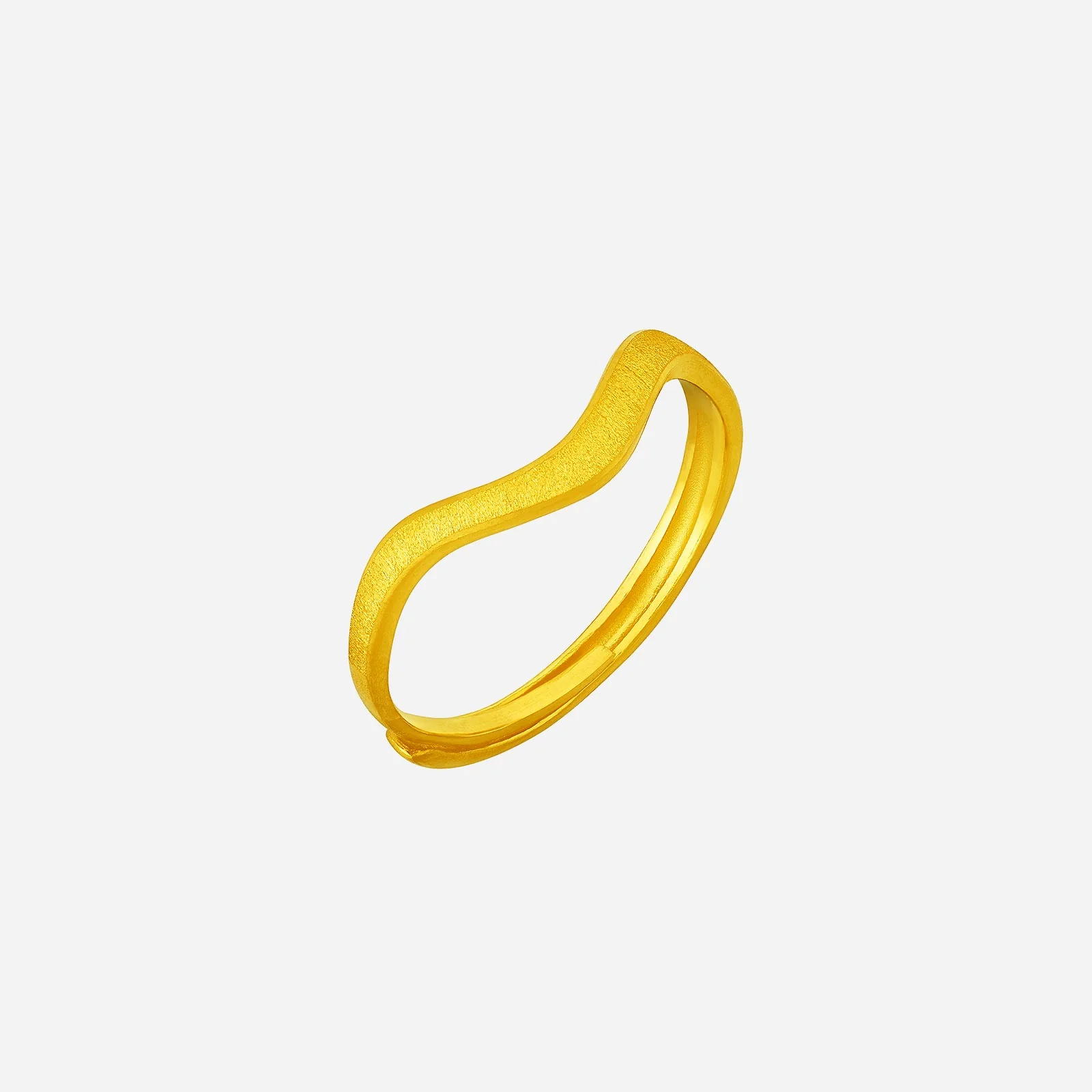 Wave Ring in Yellow Gold (A999STYLE0885A)