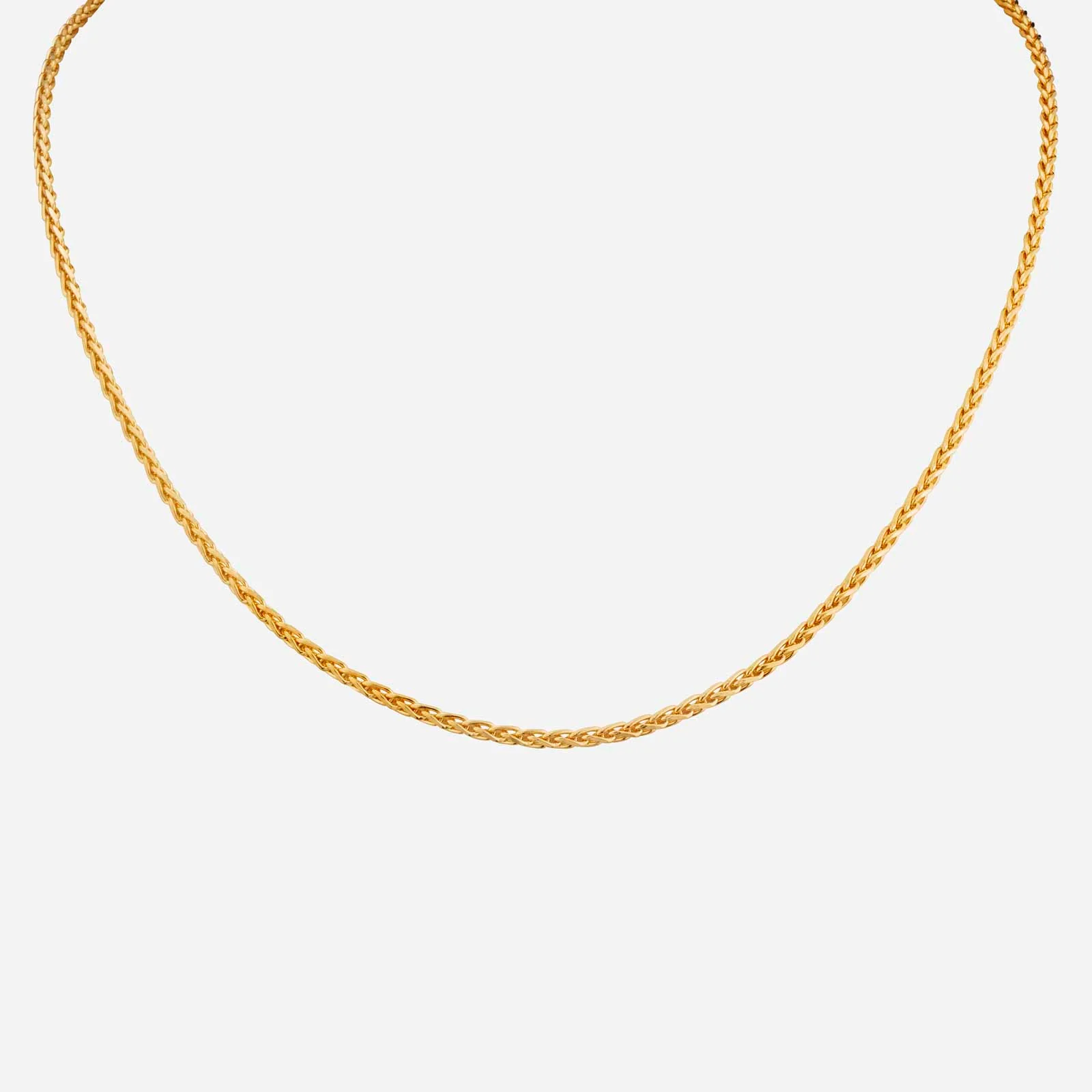 Wheat Chain in Yellow Gold (FWHEATDC0080006A)