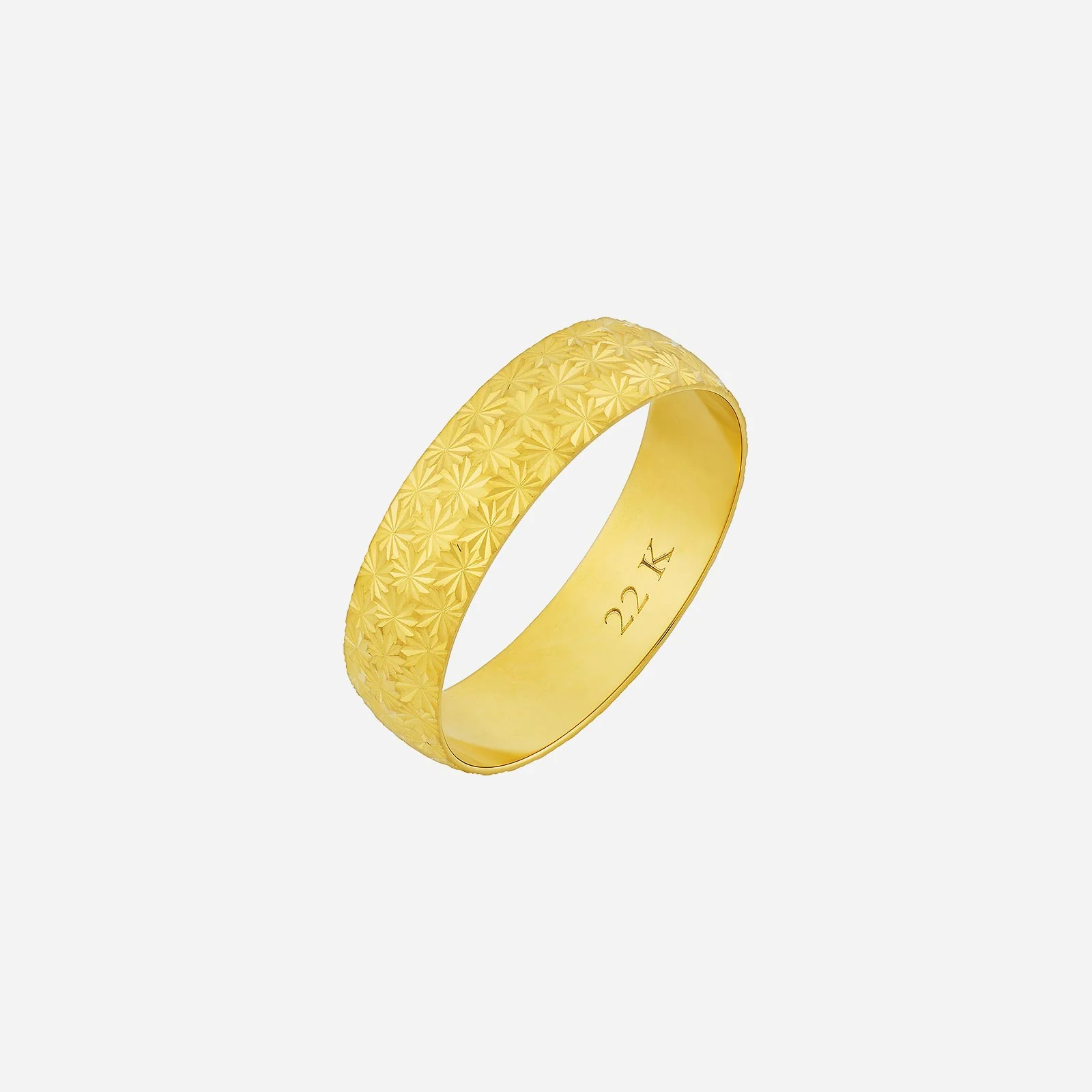 Whispering Stars Band in Yellow Gold (C22KSTYLE0129A)